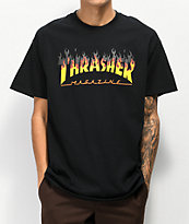 Thrasher BBQ Flame Black T-Shirt