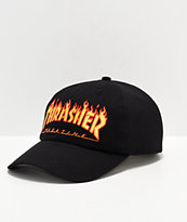 Thrasher Flame Old Timer gorra negra