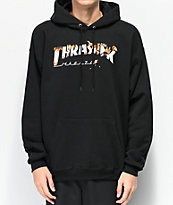 Thrasher Intro Burner Black Hoodie