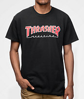 Thrasher Magazine Outlined Black T-Shirt