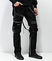 Tripp NYC Studs & Straps Black Bondage Pants