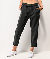 Unionbay Sharon Grey Belted Elastic Waist Pants