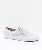 Vans Authentic Jersey Rainbow Skate Shoes