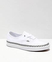 Vans Authentic zapatos de skate con cinta de cuadros