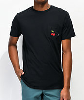 Vans Cherries Pocket Black T-Shirt