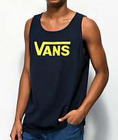 Vans Classic Navy & Yellow Tank Top