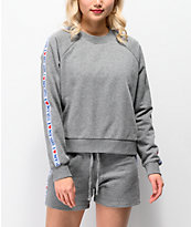 Vans DNA Taping Grey Crew Neck Sweatshirt