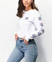Vans DNA camiseta blanca de manga larga