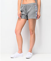 Vans DNA shorts de punto gris con cinta