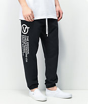 Vans Distort Type Black Jogger Sweatpants