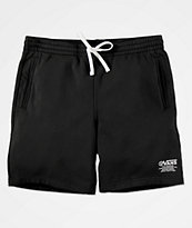 Vans Distort Type Black Sweat Shorts