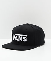 Vans Drop V II gorra negra y blanca
