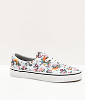 Vans Era Garden Floral & True White Skate Shoes