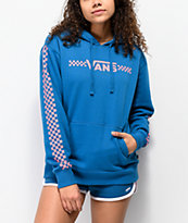 Vans Funnier Times Sapphire Blue & Pink Hoodie