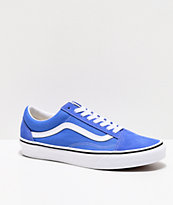 Vans Old Skool Ultramarine & White Skate Shoes