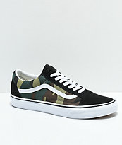 Vans Old Skool Woodland zapatos de skate en negro y camuflaje