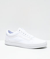 Vans Old Skool zapatos de skate en blanco