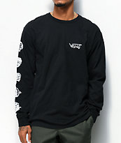 Vans Rowan Faces Black Long Sleeve T-Shirt