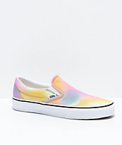 Vans Slip-On Aura Shift & True White Skate Shoes
