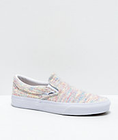 Vans Slip-On Jersey Rainbow Skate Shoes