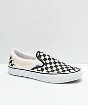 Vans Slip-On Pro Black & White Checkerboard Skate Shoes