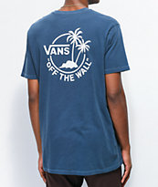 Vans Vintage Mini Dual Palm Blue T-Shirt