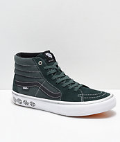 Vans x Independent Sk8-Hi Pro Spruce Green Skate Shoes