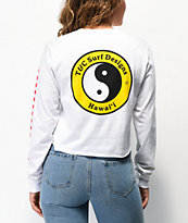 Vans x T & C camiseta corta de manga larga blanca