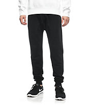 Zine Cover pantalones jogger tejidos solidos negros