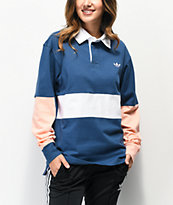 adidas Nora polo de manga larga azul marino