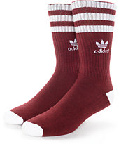 adidas Original Roller calcetines en blanco y color borgoño