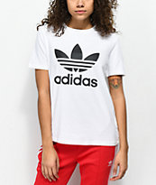 adidas Trefoil camiseta blanca