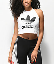 adidas Trefoil camiseta blanca con tirantes