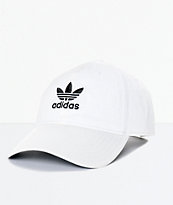 adidas Trefoil gorra béisbol en blanco