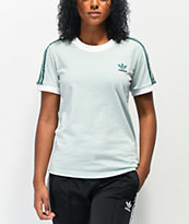 adidas Vapour camiseta verde de 3 rayas