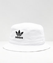 adidas Washed White Bucket Hat