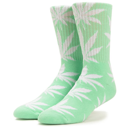 HUF Easter Plantlife Mint Weed Print Crew Socks at Zumiez : PDP
