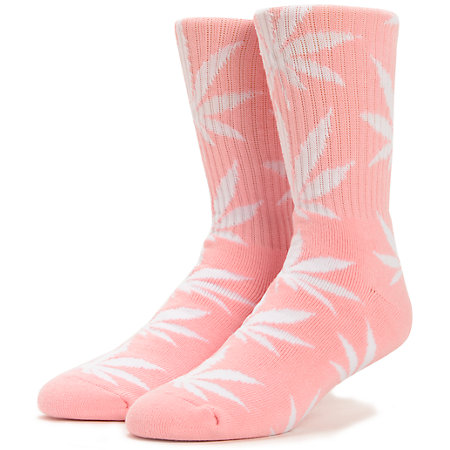 HUF Easter Plantlife Pink Weed Print Crew Socks at Zumiez : PDP