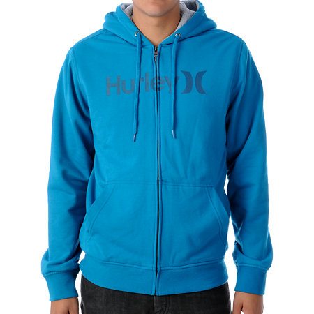 Hurley One & Only Blue Sherpa Hoodie at Zumiez : PDP