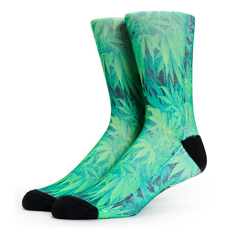 Magnum Weed Print Sublimated Crew Socks at Zumiez : PDP