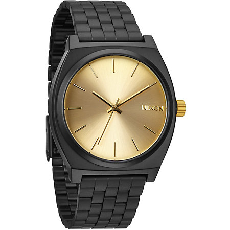 Nixon Time Teller Black & Gold Face Watch at Zumiez : PDP