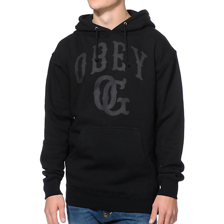 Obey Cooperstown Black Pullover Hoodie at Zumiez : PDP