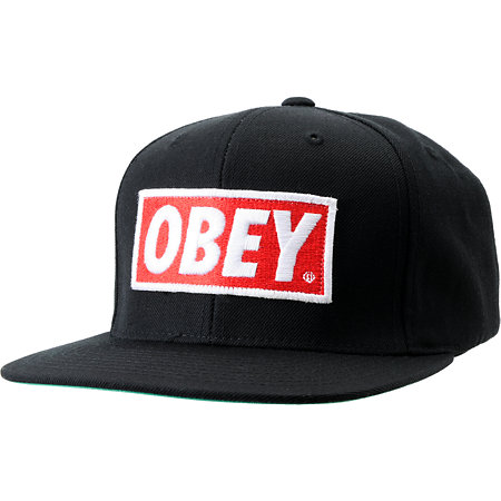 Obey Original Black Snapback Hat at Zumiez : PDP