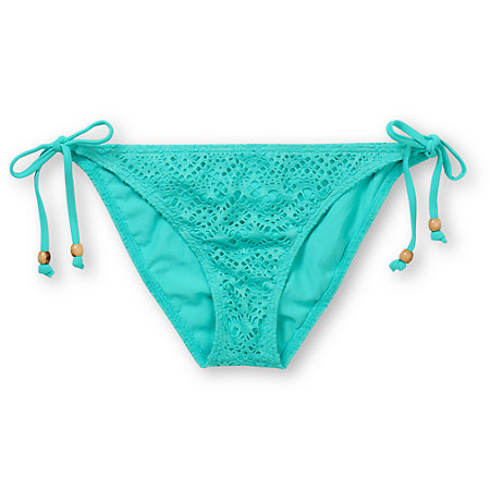 Reef Easy Breezy Crochet Turquoise Bikini Bottom at Zumiez : PDP