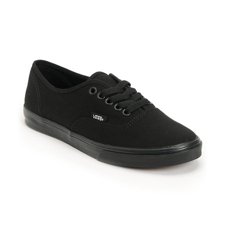 Vans Authentic Lo Pro All Black Shoes at Zumiez : PDP