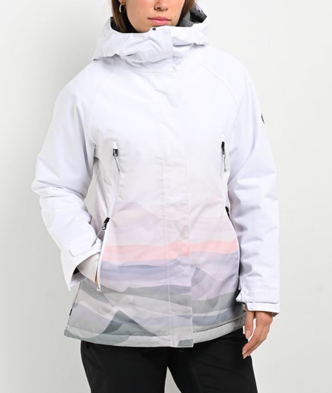 686 Fantasia White Sierra Sunset 10K Snowboard Jacket