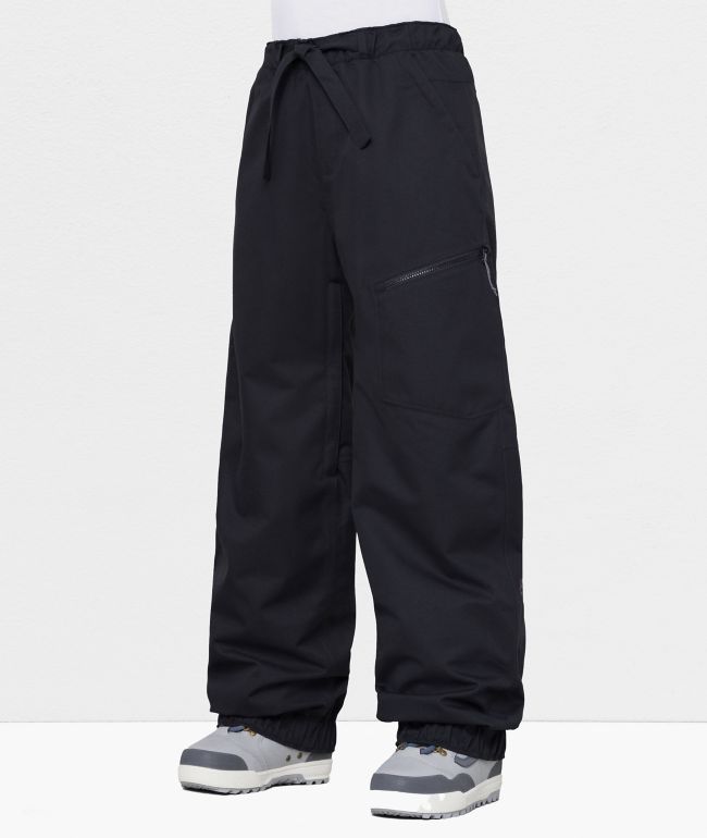 686 Outline Black Snowboard Pants - thumbnail 3