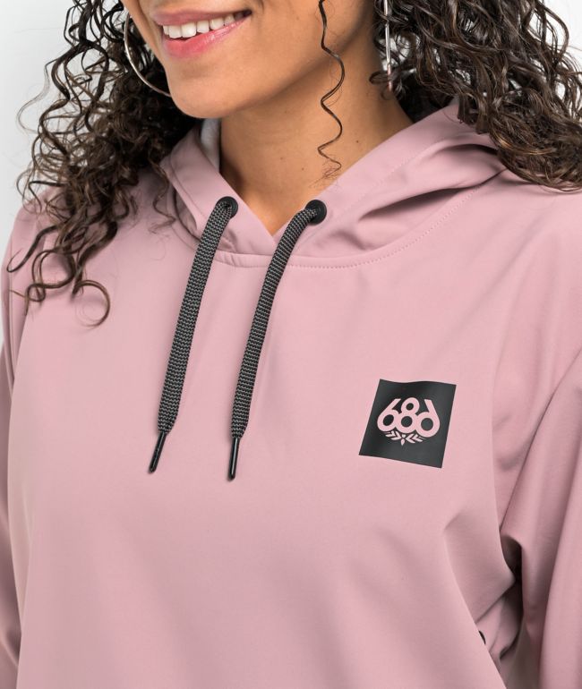 686 Tech Hoodie Mauve 10K Snowboard Jacket - thumbnail 3