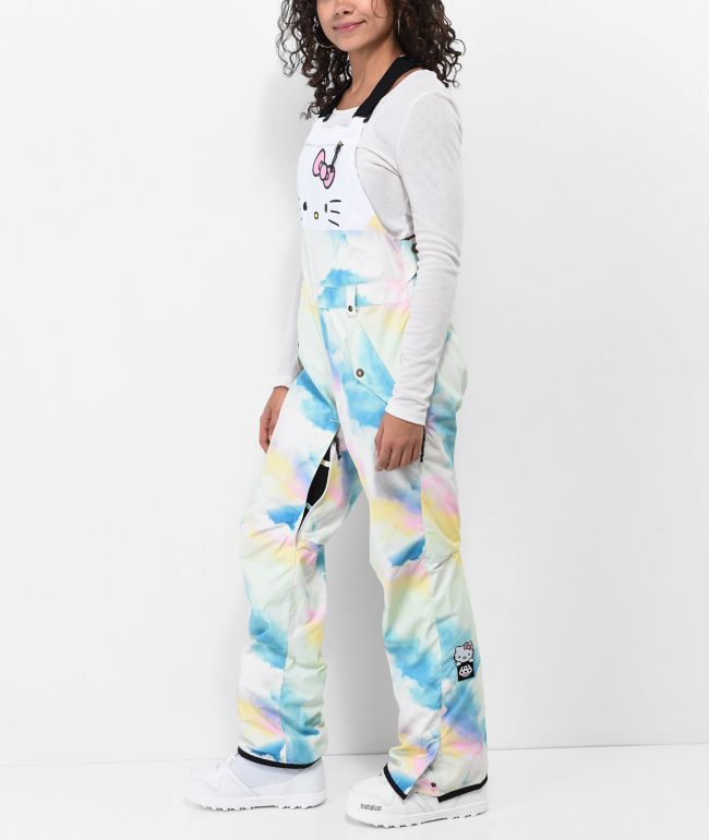 686 x Hello Kitty Harper Tie Dye 10K Snowboard Bib Pants - thumbnail 3