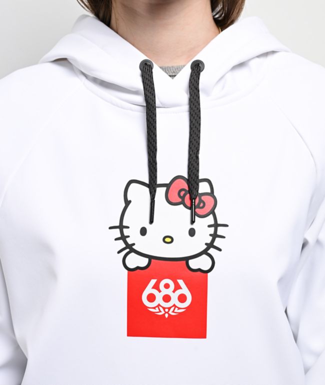 686 x Hello Kitty White 10K Snowboard Hoodie - thumbnail 3